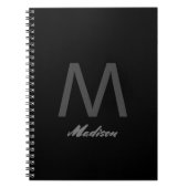 Monogrammen Bruidsmeisje Groomsmen Bruiloft Gift F Notitieboek (Voorkant)