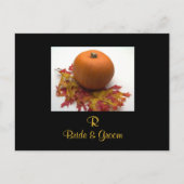 Monogrammen bruiloften bewaren de datumkaarten aankondigingskaart (Voorkant)