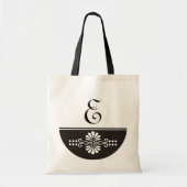 Monogrammen canvas tassen (Voorkant)
