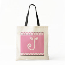 Monogrammen canvas tassen
