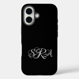 Monogrammen iPhone 16 Hoesje