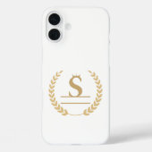 Monogrammen Case-Mate iPhone Case (Achterkant)