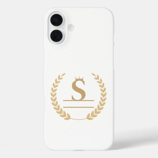 Monogrammen Case-Mate iPhone Case (Achterkant)