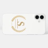 Monogrammen Case-Mate iPhone Case (Achterkant (horizontaal))