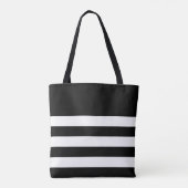 Monogrammen | Chic Stripes Tote Bag (Achterkant)