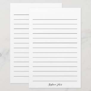 Monogrammen Elegant Briefpapier