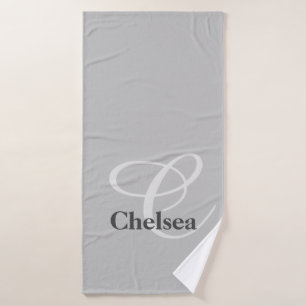 Monogrammen en gepersonaliseerd badhanddoek