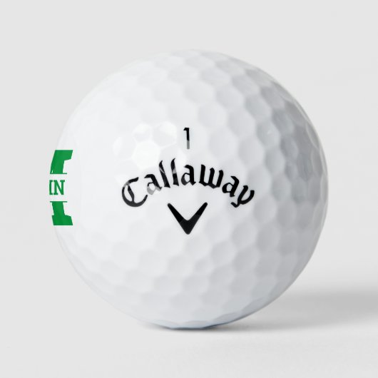 Monogrammen en golfballen (Logo)