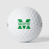 Monogrammen en golfballen (Voorkant)