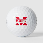 Monogrammen en golfballen (Voorkant)