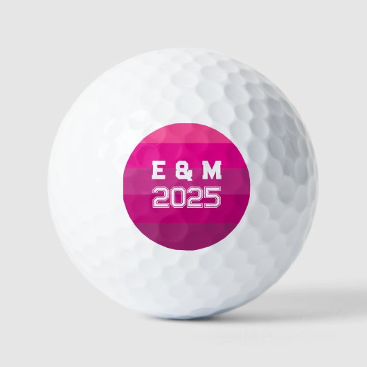  monogrammen en jaren golfballen (Voorkant)