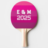  monogrammen en jaren tafeltennisbatje (Voorkant)