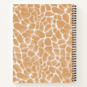 Monogrammen Giraffe Huid Waterverf Notitieboek (Achterkant)