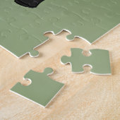 Monogrammen  golfkunst legpuzzel (Zijkant)