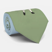 Monogrammen golfkunst stropdas (Opgerold)