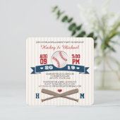 MONOGRAMMEN HONKBAL VERLOVINGSFEEST KAART (Staand voorkant)