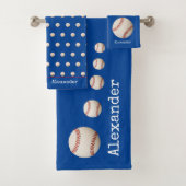 Monogrammen: honkbalbadjas bad handdoek (Insitu)