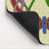 Monogrammen Initialen Celtic Design Mousepad Muismat (Hoek)