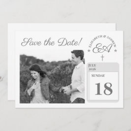 Monogrammen katholiek save the date