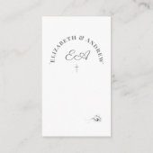 Monogrammen katholieke Kaart van de Omheining (Achterkant)