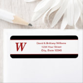 Monogrammen kerstfeestdag logo etiket (Insitu)