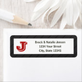 Monogrammen kerstfeestdag logo etiket (Insitu)