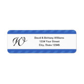 Monogrammen kerstfeestdag logo etiket (Voorkant)