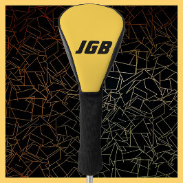 Monogrammen Kies uw kleur Golfheadcover