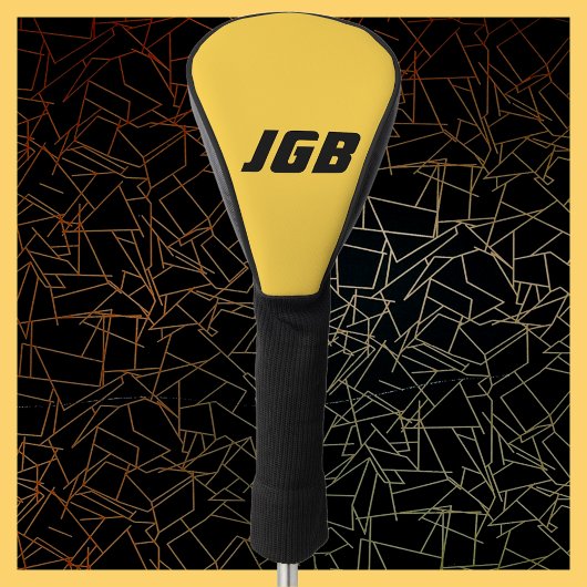 Monogrammen Kies uw kleur Golfheadcover