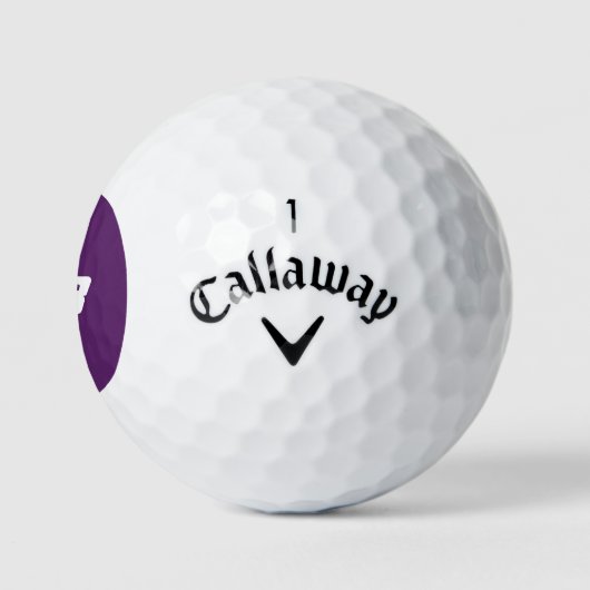 Monogrammen Kies uw kleurenachtergrond Golfballen (Logo)