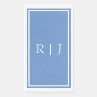 Monogrammen Korenbloem Blauw Kleurrijke Classy Bru