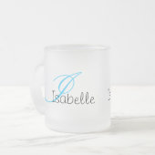 Monogrammen Matglas Koffiemok (Voorkant links)