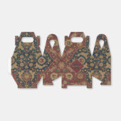  Monogrammen oost-Perzisch Rode Patroon Bedankdoosjes (Uitgevouwen)