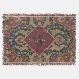  Monogrammen oost-Perzisch Rode Patroon Deken