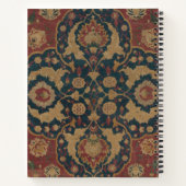 Monogrammen oost-Perzisch Rode Patroon Notitieboek (Achterkant)