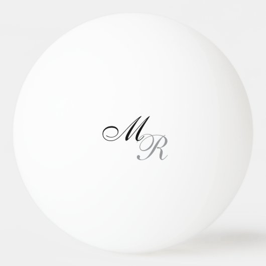 Monogrammen Pingpongbal (Achterkant)