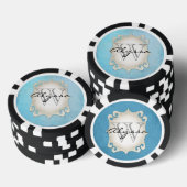 Monogrammen Pokerchips (Opstapeling)