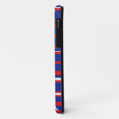 Monogrammen Red White & Blue Pset Patriot Case-Mate iPhone Case (Achterkant/links)
