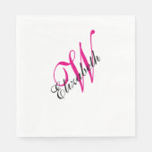 Monogrammen Servetten (Voorkant)