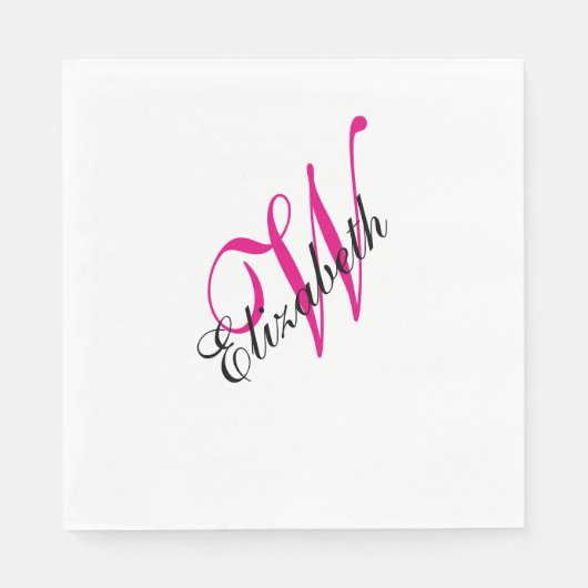 Monogrammen Servetten (Voorkant)