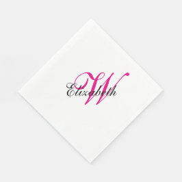 Monogrammen Servetten