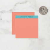 Monogrammen Sjabloon Elegant Colors Minimalist (Voorkant / Achterkant in situ)