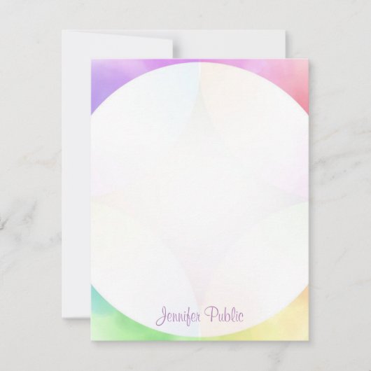 Monogrammen Sjabloon Moderne elegante kalligrafie (Voorkant)