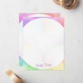 Monogrammen Sjabloon Moderne elegante kalligrafie (Voorkant / Achterkant in situ)