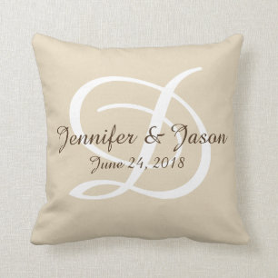 Monogrammen-speciale evenement kussen