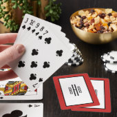 Monogrammen speelkaartjes pokercadeau voor papa pokerkaarten (Insitu)