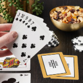 Monogrammen speelkaartjes pokercadeau voor papa pokerkaarten (Insitu)