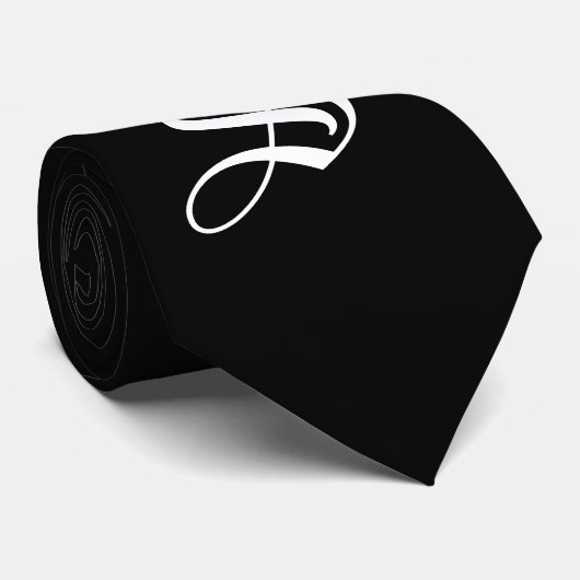 Monogrammen Stropdas (Opgerold)