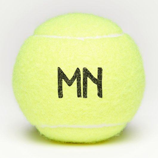 Monogrammen Tennisballen (Voorkant)