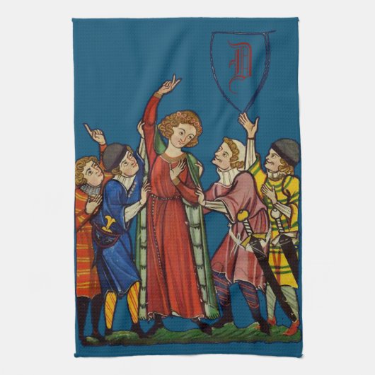 Monogrammen Theedoek (Verticaal)